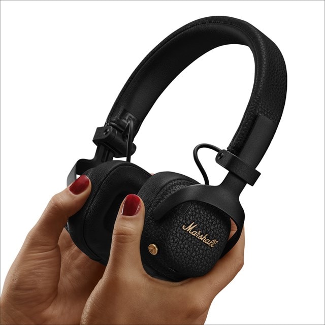 Marshall Milton Black Active Noise Cancelling Bluetooth Headphones - 8