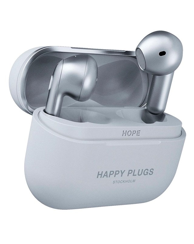 Happy Plugs Hope Silver True Wireless Earbuds - 7