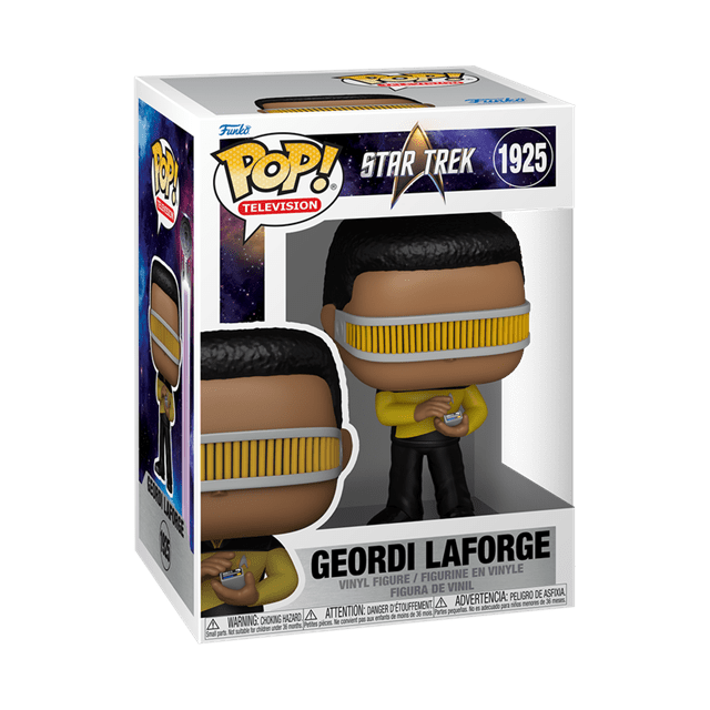 Geordi LaForge 1925 Star Trek The Next Generation Funko Pop Vinyl - 2