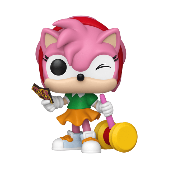 Amy Rose With Piko Hammer With Chance Of Chase 1171 Sonic The Hedgehog Funko Pop Vinyl - 3