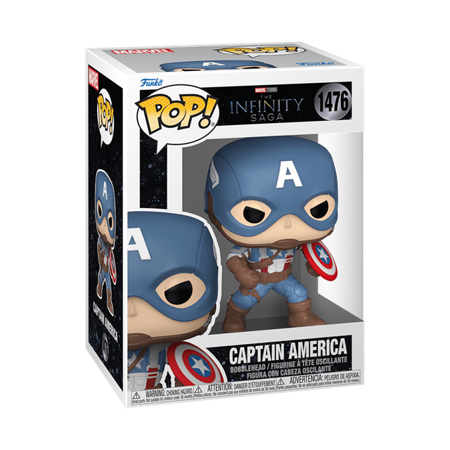 Captain America With Helmet 1476 MCU Infinity Saga Funko Pop Vinyl - 2