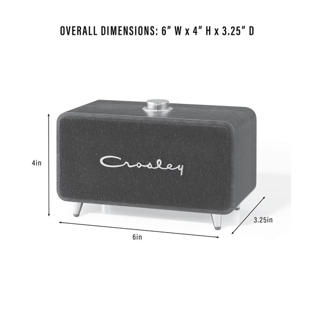 Crosley Stanza Walnut Bluetooth Speaker - 10