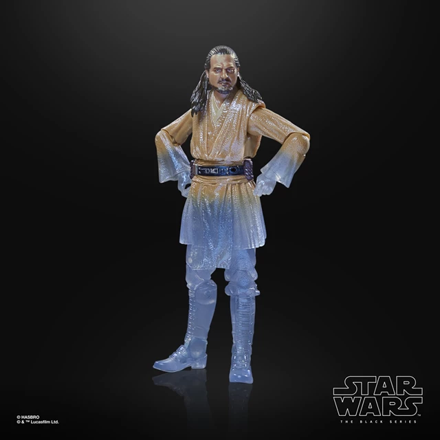 Qui-Gon Jinn Force Spirit Obi-Wan Kenobi Star Wars Black Series Action Figure - 8