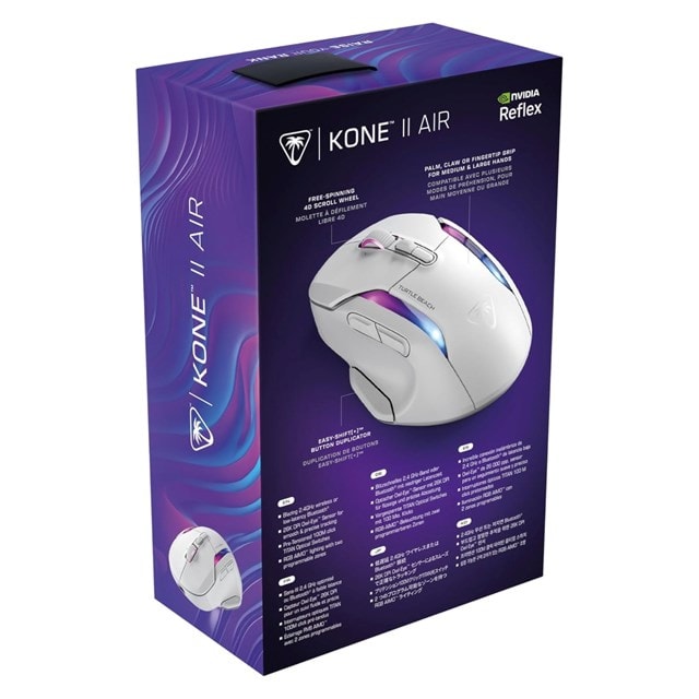 Turtle Beach Kone II Air Wireless Ergonomic Gaming Mouse - White - 14