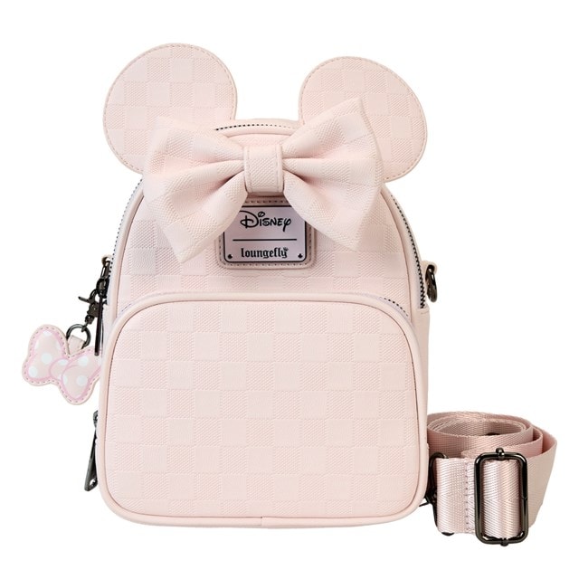 Minnie Mouse Ear Evergreen Disney Loungefly Convertible Crossbody Bag - 1