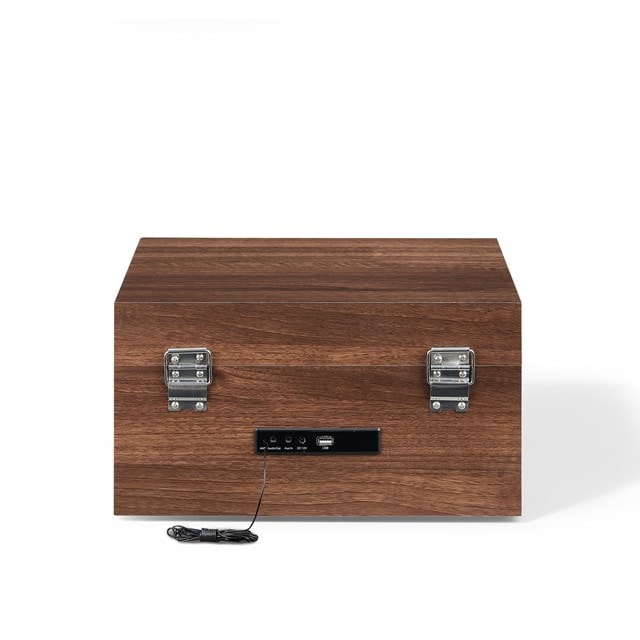 Crosley Nash Walnut Turntable with CD Player & AM/FM Radio - 19