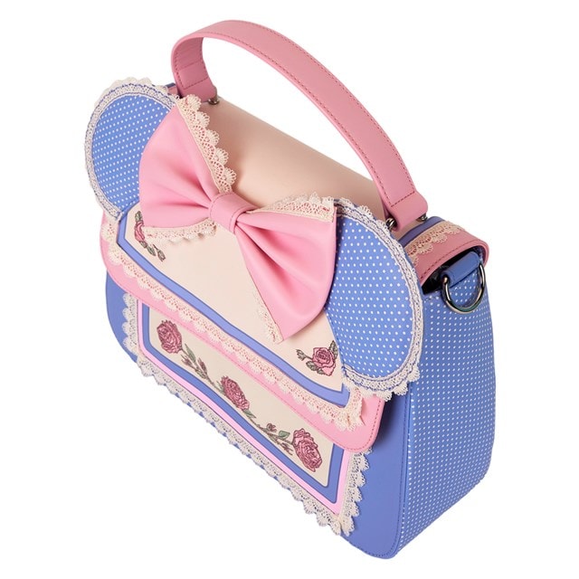 Minnie Floral And Lace Ears Loungefly Crossbody Bag - 4