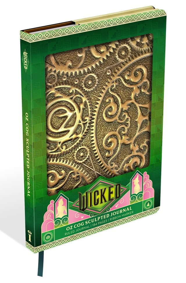 Wicked Oz Cogs Sculpted Journal - 2