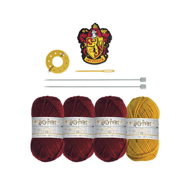 Harry Potter: Gryffindor Bobble Hat Kit: Knit Kit: Hero Collector - 3