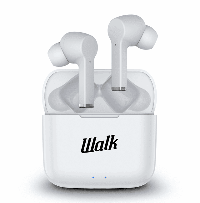 Walk Audio W401 White True Wireless Bluetooth Earphones - 1