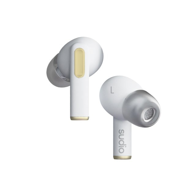 Sudio A1 Pro White Active Noise Cancelling True Wireless Bluetooth Earphones - 2