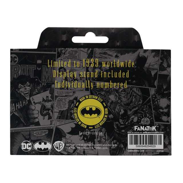 85th Anniversary Limited Edition Batman Collectible Coin - 5