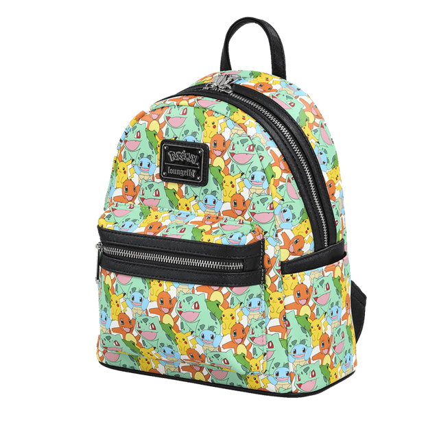 Pokemon Starters All Over Print Loungefly Mini Backpack - 2