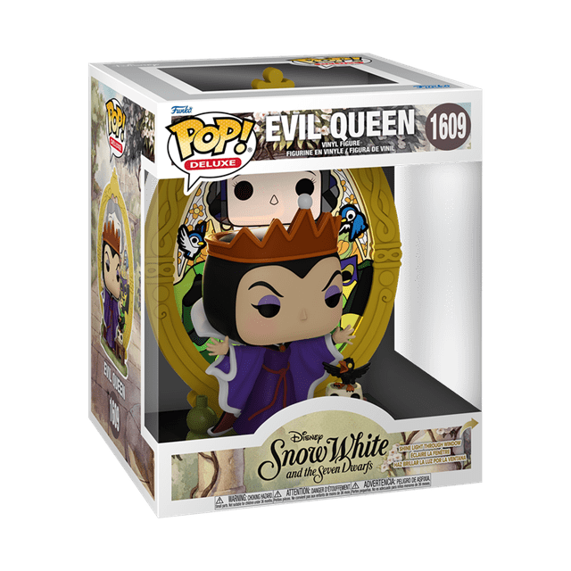 Evil Queen Snow White Stained Glass 1609 Disney Villains Funko Pop Vinyl Deluxe - 2