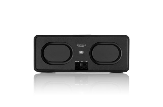 Orbitsound Dock E30 Matte Black Bluetooth Speaker - 5