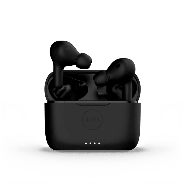 Jays t-Seven Black Active Noise Cancelling True Wireless Bluetooth Earphones - 2