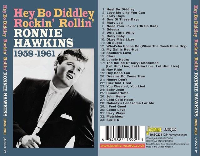 Hey Bo Diddley: Rockin' Rollin' Ronnie Hawkins 1958-1961 - 1