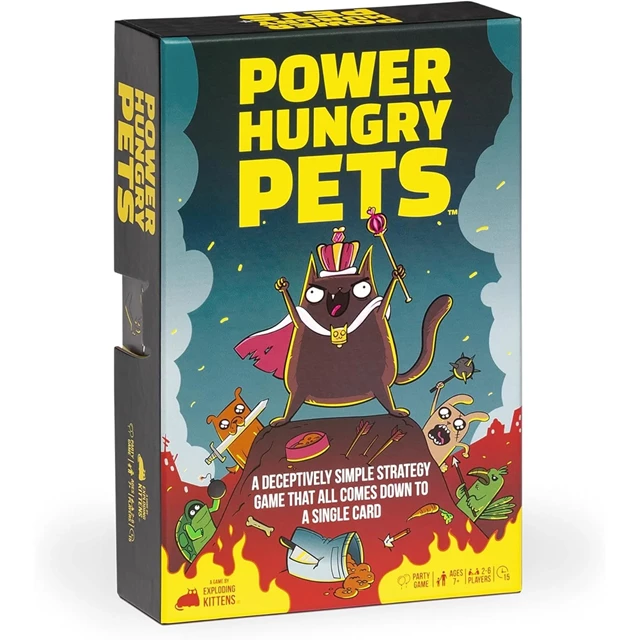Power Hungry Pets Card Game - 3