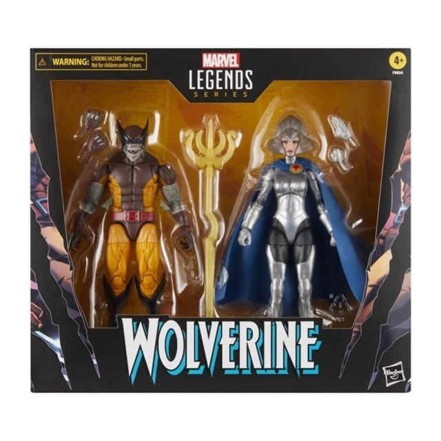 Wolverine & Lilandra Neramani 50th Anniversary Marvel Legends Action Figure: 2 Pack - 9