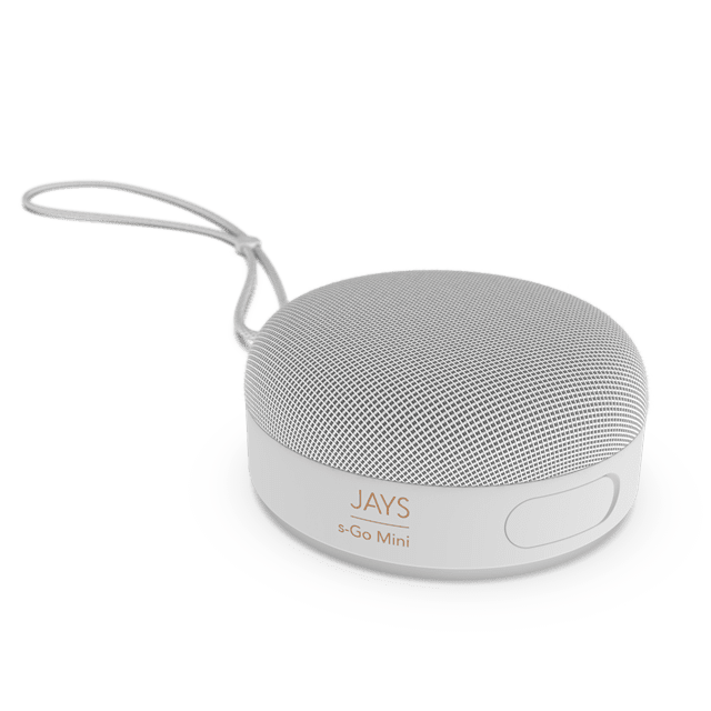 Jays s-Go Mini White Bluetooth Speaker - 1
