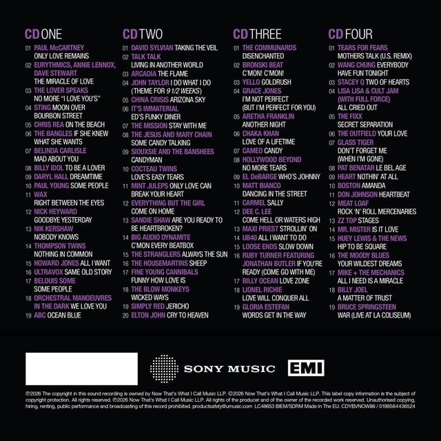 NOW Yearbook: The Vault 1986 - 4CD - 2