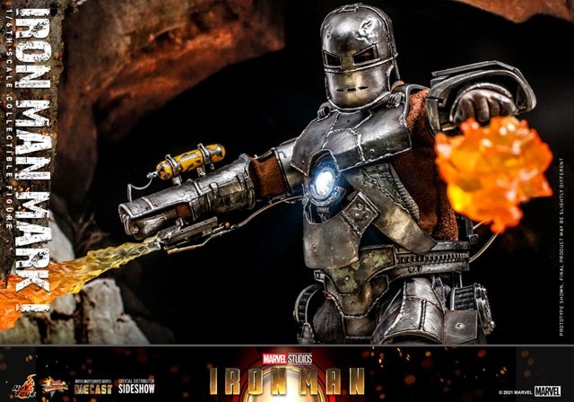 1:6 Iron Man Mark I Hot Toys Figure - 3
