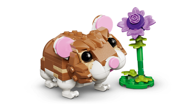 Cute Hamster With A Flower LEGO Creator 3-in-1 - 5