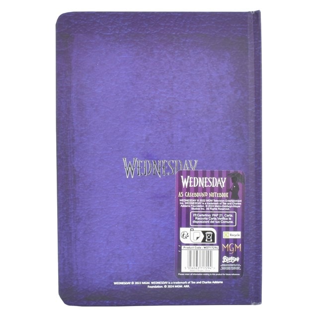 Nightshade Wednesday A5 Casebound Notebook - 2