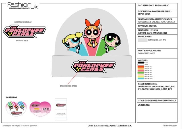 Super Girls Powerpuff Girls Beanie - 1