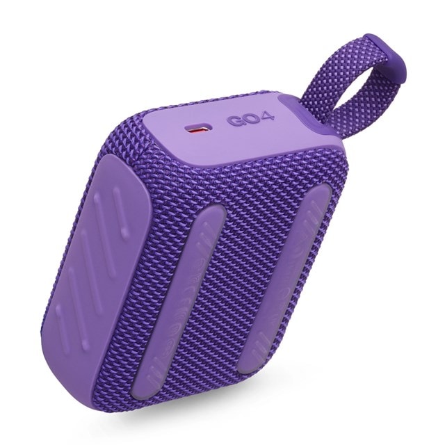 JBL Go 4 Purple Bluetooth Speaker - 9