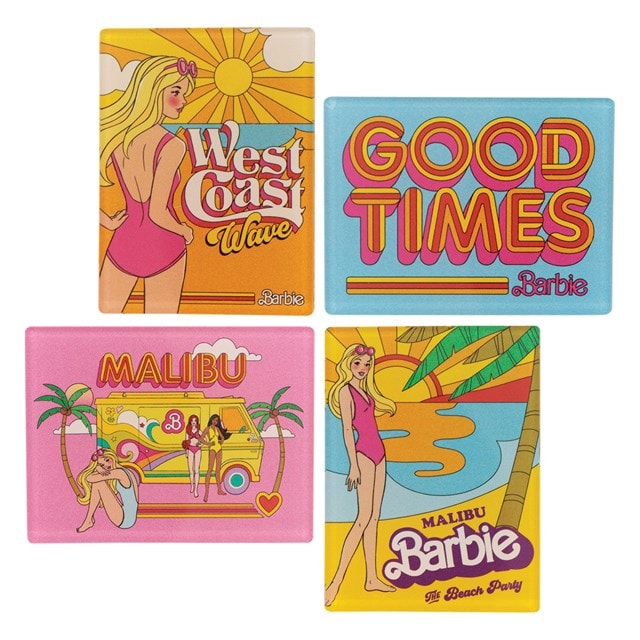 Barbie Set Of 4 Magnets - 2