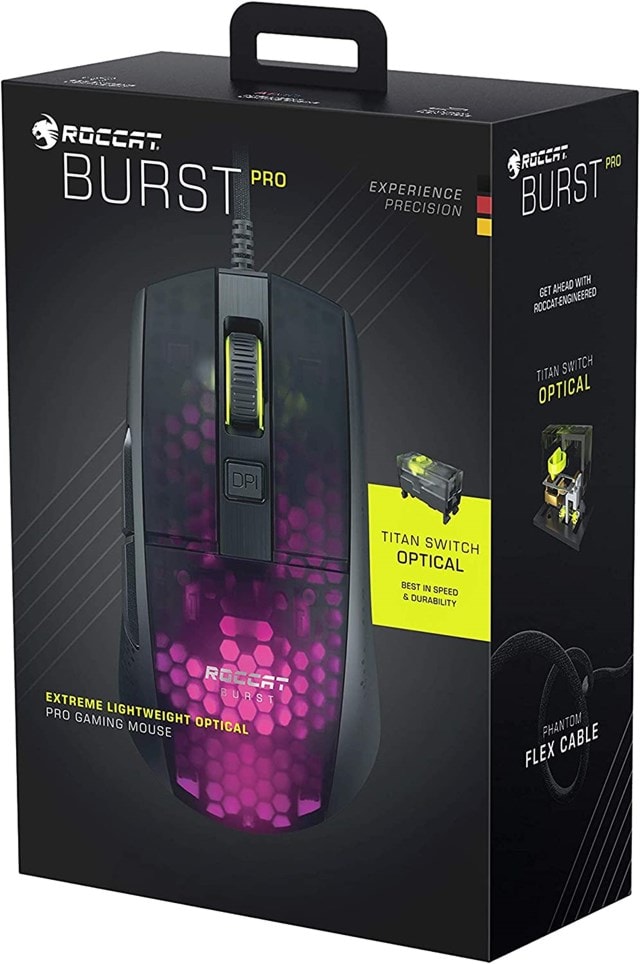 Roccat Burst Pro Black Gaming Mouse - 9
