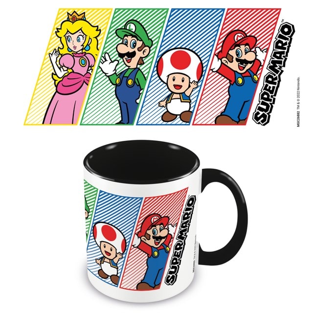 4 Colour Super Mario Coloured Inner Mug - 1