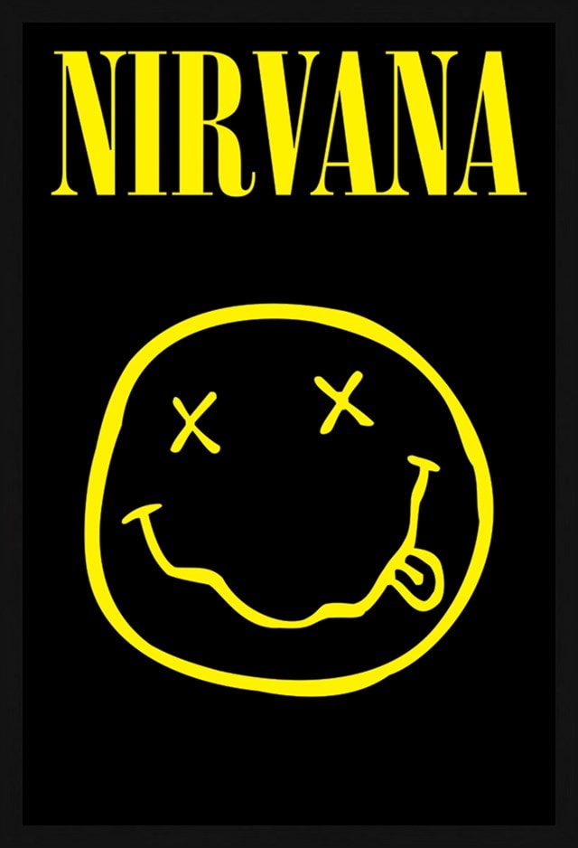 Smiley Nirvana 60 x 90cm Framed Maxi Poster - 1
