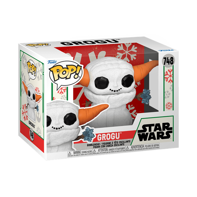 Grogu As Snowman 748 Star Wars Mandalorian Holiday Funko Pop Vinyl - 2