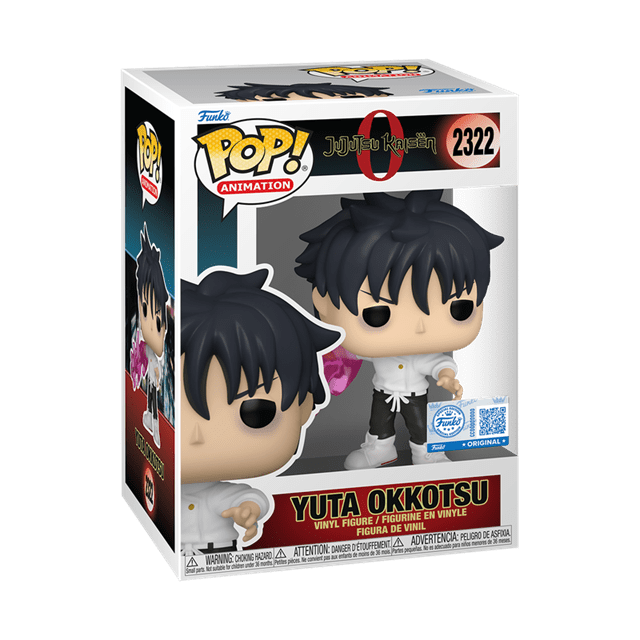 Yuta Okkotsu 2322 Jujutsu Kaisen 0 hmv Exclusive Funko Pop Vinyl
