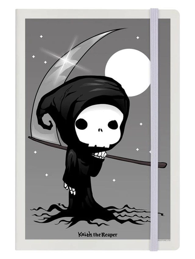 Keith The Reaper Grim Cream A5 Hard Cover Notebook - 1