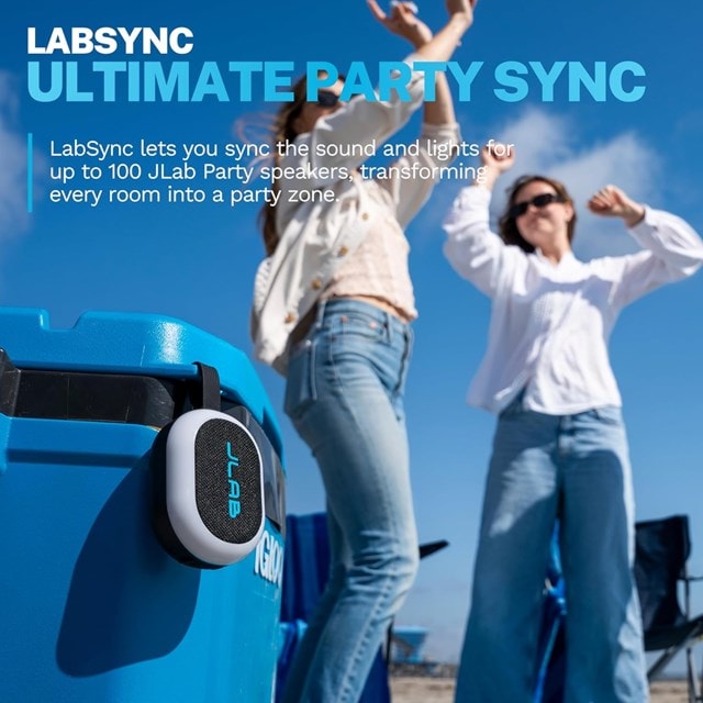 JLab Pop Party Black Bluetooth Speaker - 4