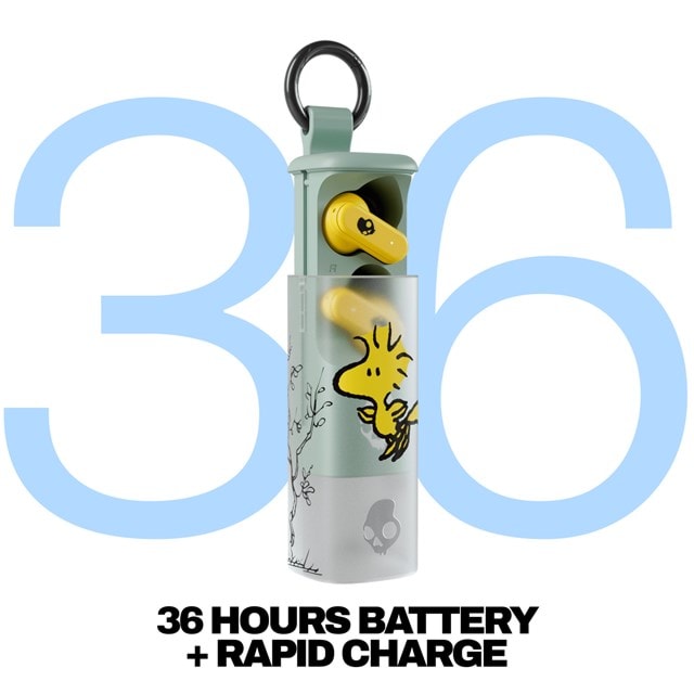Skullcandy Dime Evo Peanuts Woodstock True Wireless Bluetooth Earphones - 2