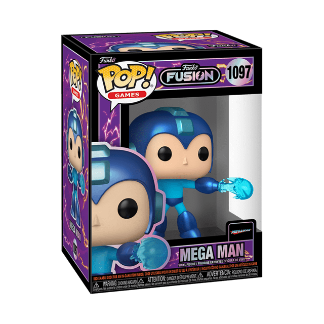 Mega Man With Chance Of Chase 1097 Mega Man Funko Fusion Pop Vinyl - 2