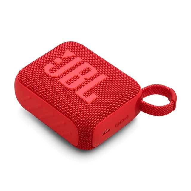 JBL Go 4 Red Bluetooth Speaker - 11