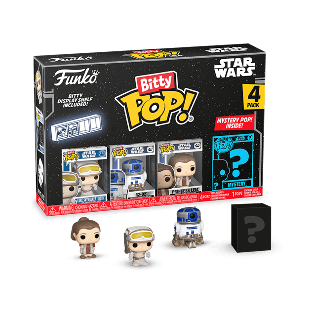 Luke Skywalker Star Wars Empire Strikes Back Funko Pop Bitty 4 Pack - 1