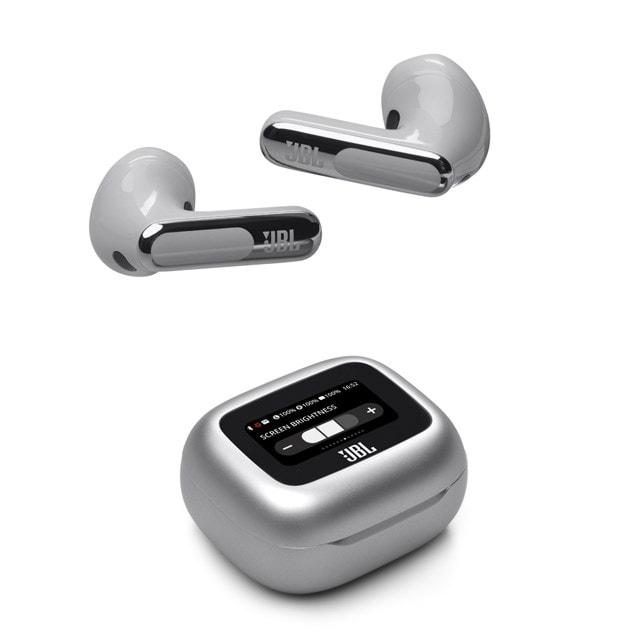 JBL Live Flex 3 Silver Noise Cancelling True Wireless Bluetooth Earphones - 9