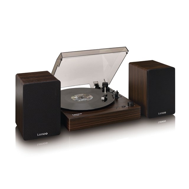 Lenco LS-200WD Wood Turntable & Speakers (hmv exclusive) - 4