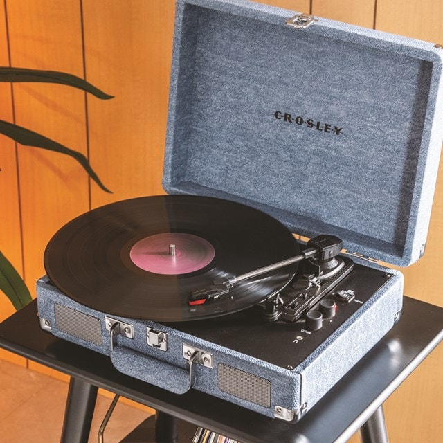 Crosley Cruiser Plus Washed Denim Bluetooth Turntable - 11
