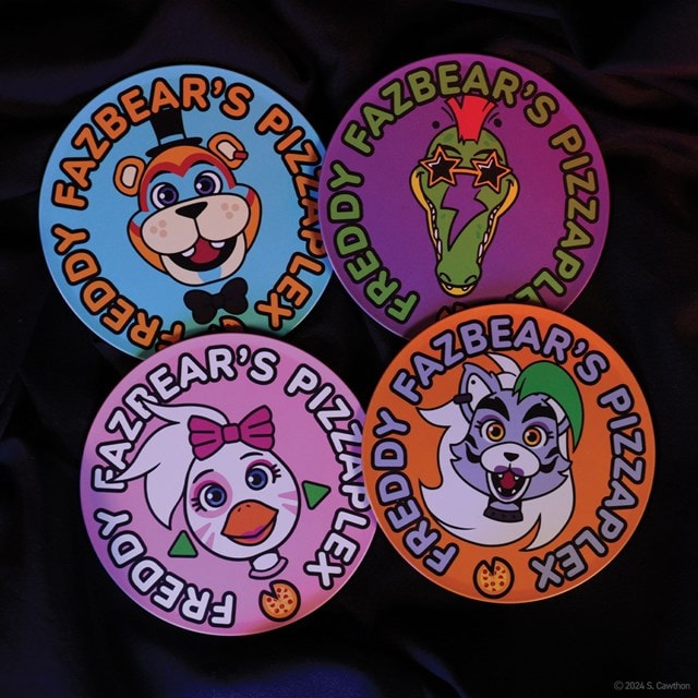 Printed Drinks Five Nights At Freddy's FNAF Coasters - 8