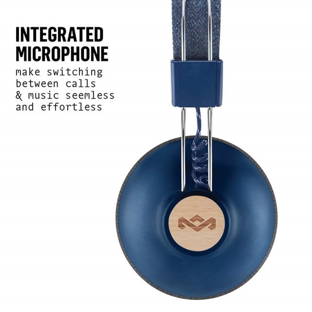 House Of Marley Positive Vibration 2 BT Denim Bluetooth Headphones - 2