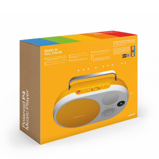 Polaroid Player 4 Yellow Bluetooth Speaker - 7
