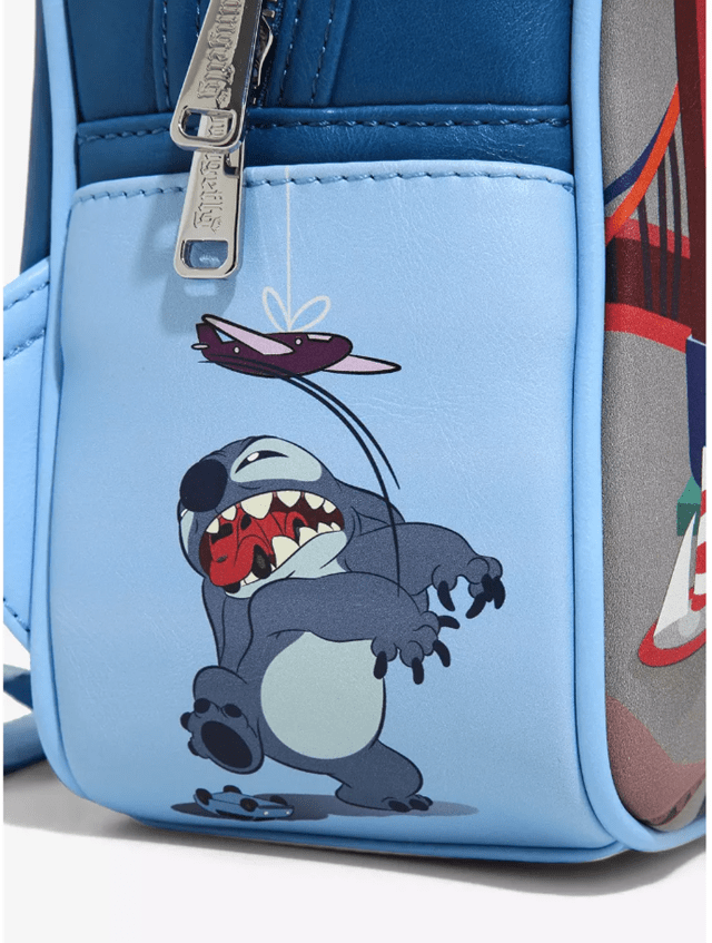 Stitch Badness Level Lilo & Stitch Mini Loungefly Backpack - 4