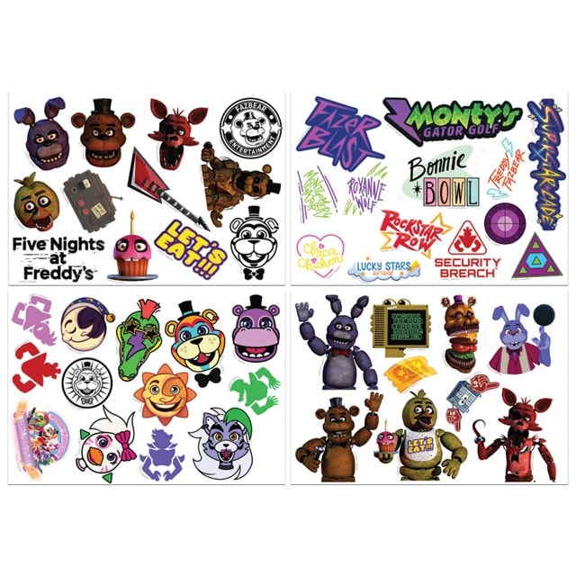 Five Nights At Freddy's FNAF Tech Decal Stickers - 3